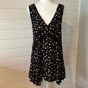 By Together Floral Plunge Tank & Lace Dress S